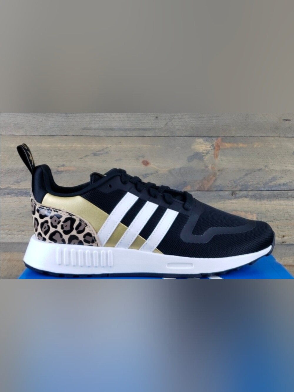 adidas Multix Women's Athletic Sneaker Casual Shoe Leopard Print Heel